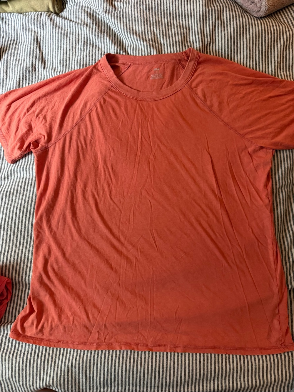 Aerie Coral Short Sleeve Crew Tee